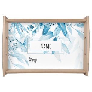 Dutch Art Florals Tray for Baby Boy Nursery
