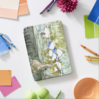 Dutch Art Nouveau Ducks and Geese iPad Pro Cover