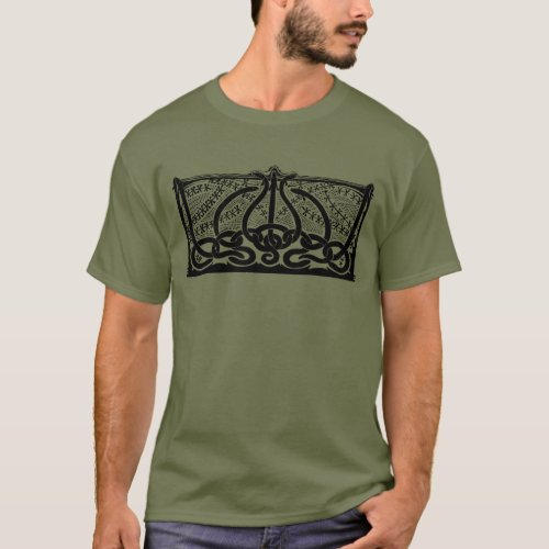 Dutch Arts  Crafts Knot of Eels or Snakes T_Shirt