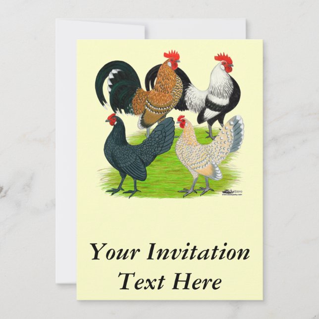 Dutch Bantam Quartet Invitation (Front)