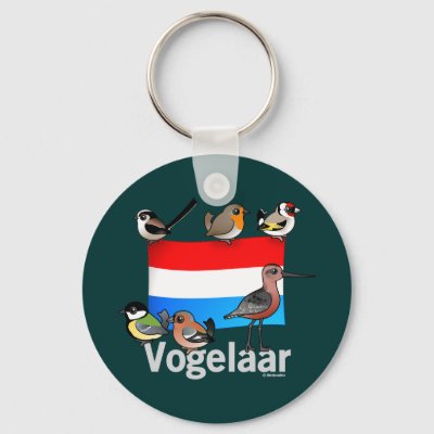 Dutch Birder: Vogelaar Keychain