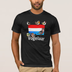 Dutch Birder: Vogelaar Men's Basic American Apparel T-Shirt