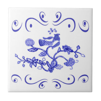Dutch Blue Bird Tile