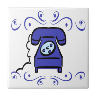 Dutch Blue Telephone Tile