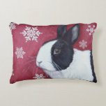 Dutch Bunny Christmas Pillow at Zazzle