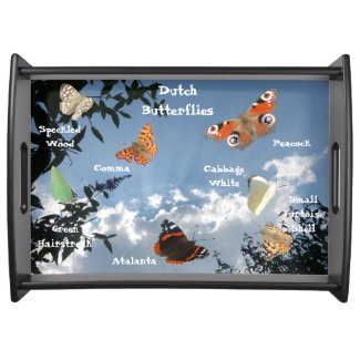 Dutch Butterflies Serving Tray