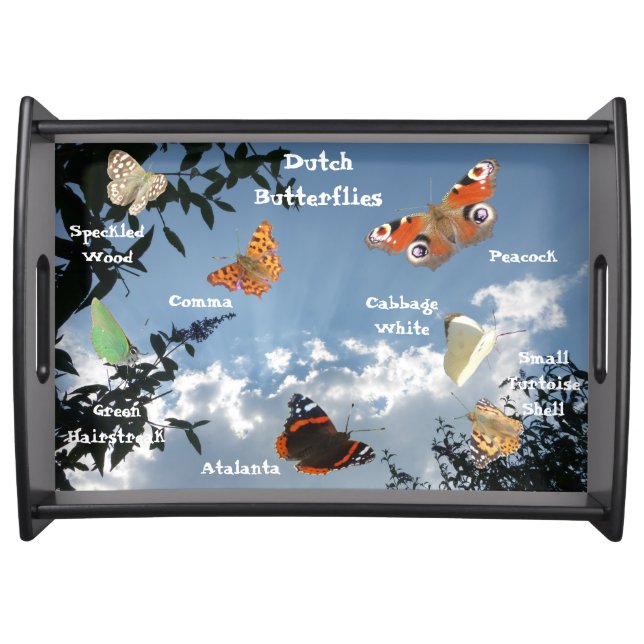 Dutch Butterflies Serving Tray (Front)
