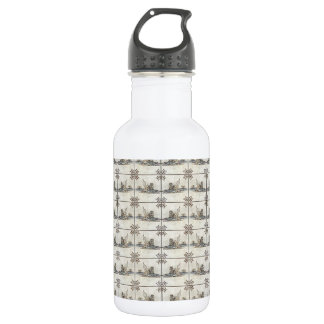Dutch Ceramic Tiles 4 Water Bottle
