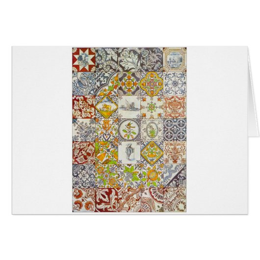 Dutch Ceramic Tiles Cards (Front Horizontal)