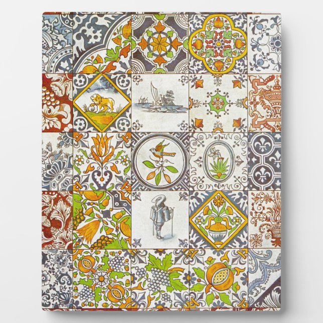 Dutch Ceramic Tiles Plaque (Front)