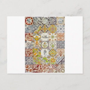 Dutch Ceramic Tiles Postcard