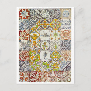 Dutch Ceramic Tiles Postcard