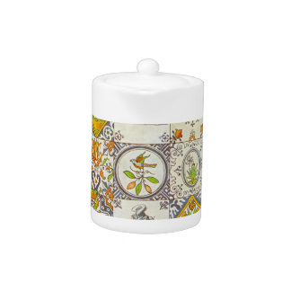 Dutch Ceramic Tiles Tea Pot