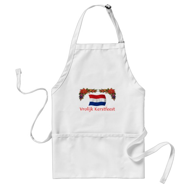 Dutch Christmas Adult Apron (Front)