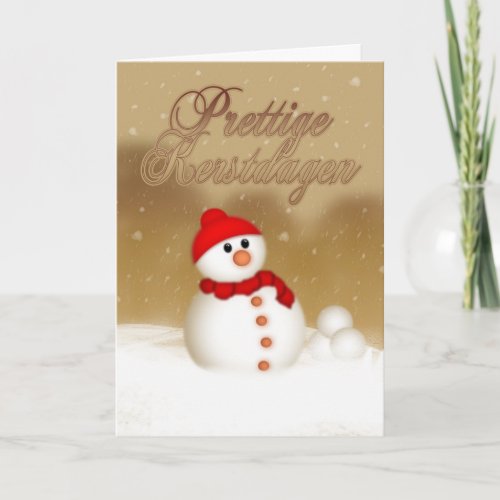 Dutch Christmas Card _ Prettige Kerstdagen