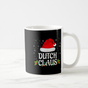 Dutch Claus Christmas Lights Santa Pajama Family M Coffee Mug
