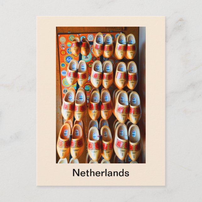 Dutch clogs Netherlands Postcard (Front)
