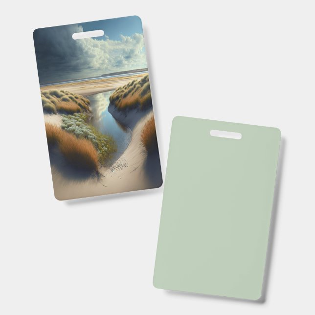 Dutch Coastal Dunes Badge (Front & Back)