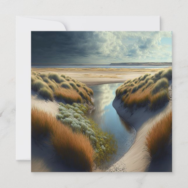 Dutch Coastal Dunes Card (Front)