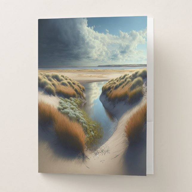 Dutch Coastal Dunes Pocket Folder (Front)