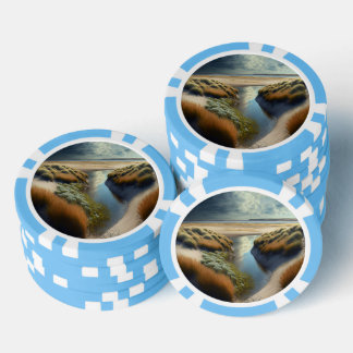 Dutch Coastal Dunes Poker Chips