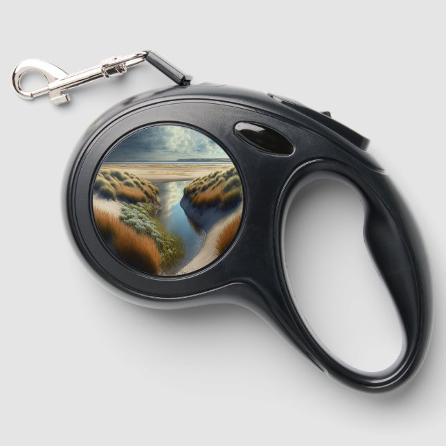 Dutch Coastal Dunes Retractable Pet Leash (Front)