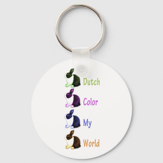 Dutch Color My World Keychain (Front)