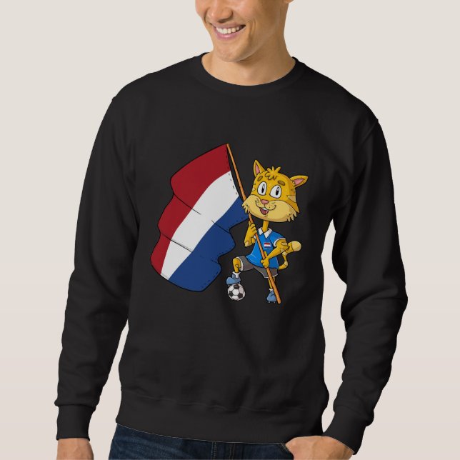 Dutch fan cat sweatshirt (Front)