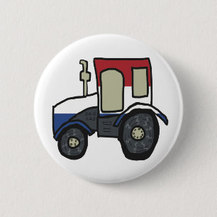 Dutch Farm Tractor Protests Button