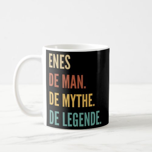 Dutch First Name _ Enes Coffee Mug
