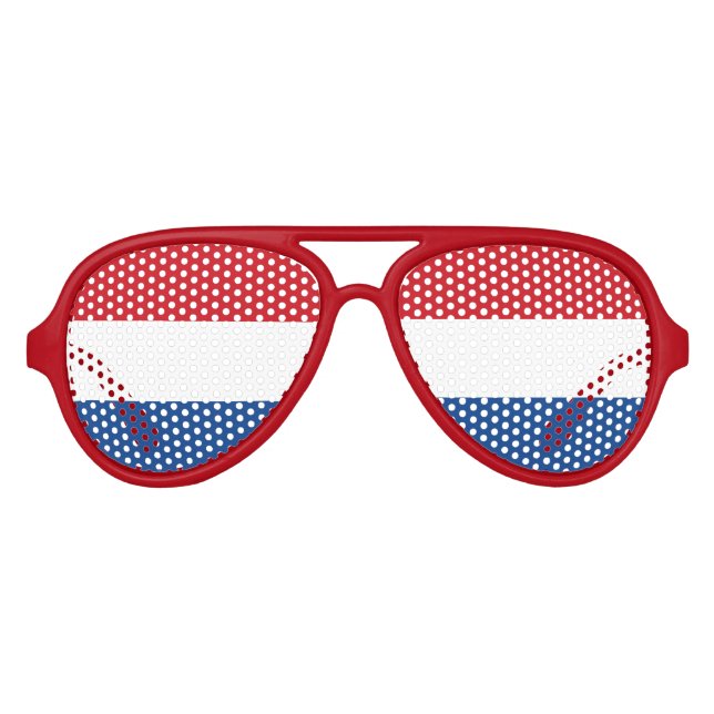 Dutch Flag Aviator Sunglasses (Front)