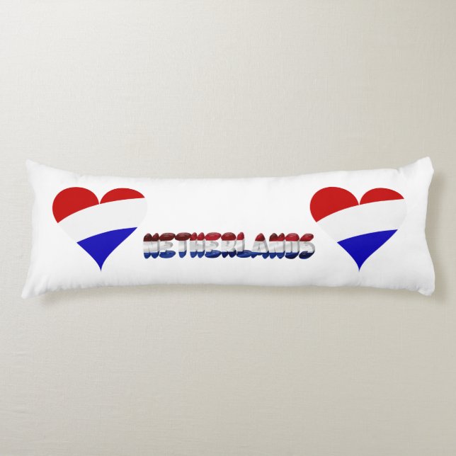 Dutch flag body pillow (Front)