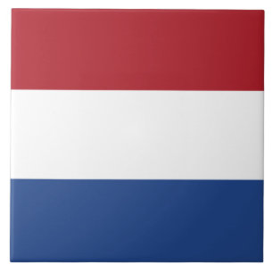 Dutch Flag Ceramic Tile