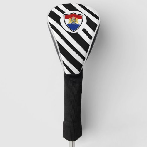 Dutch flag_coat arms golf head cover