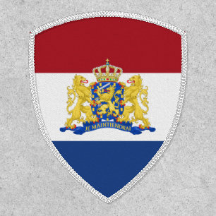 Dutch Flag & Coat of Arms, Flag of Netherlands Patch