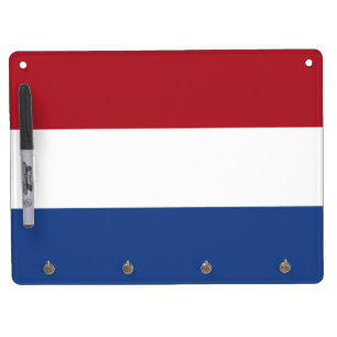 Dutch Flag Dry Erase Board With Keychain Holder