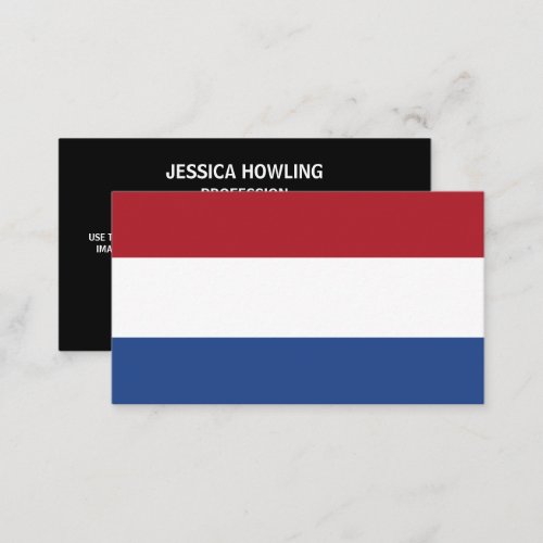 Dutch Flag Flag of Netherlands Business Card