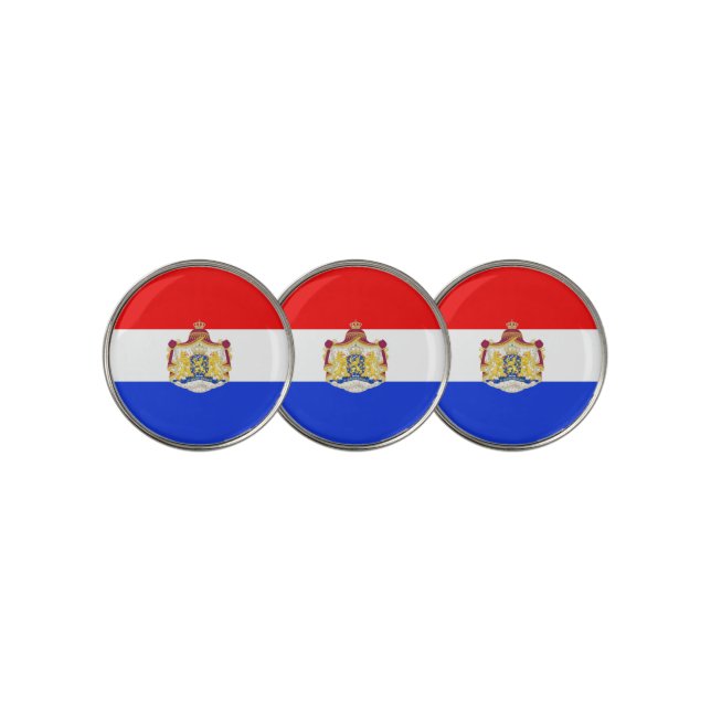 Dutch flag golf ball marker (3 Up)