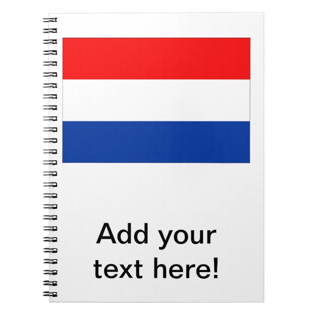 Dutch Flag Notebook (Front)