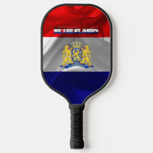Dutch flag pickleball paddle