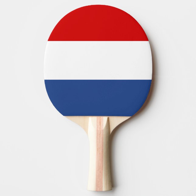 Dutch flag ping pong paddle for table tennis (Front)