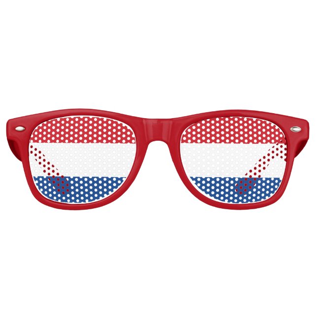 Dutch Flag Retro Sunglasses (Front)