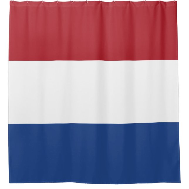 Dutch Flag Shower Curtain (Front)