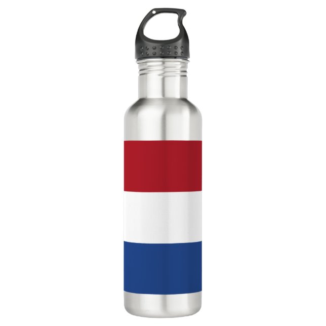 Dutch Flag Stainless Steel Water Bottle (Front)
