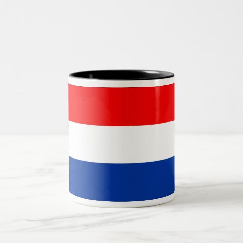 Dutch Flag Two_Tone Coffee Mug