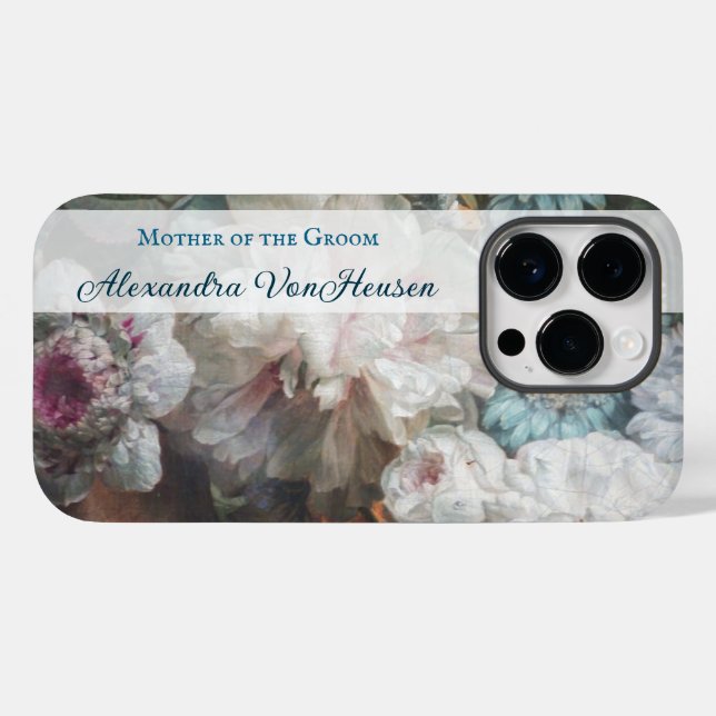 Dutch Floral Groom Family iPhone / iPad case (Back (Horizontal))