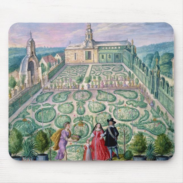 Dutch Garden, 1650 (w/c on paper) Mouse Pad (Front)