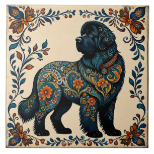 Dutch Garden Guardian Ceramic Tile