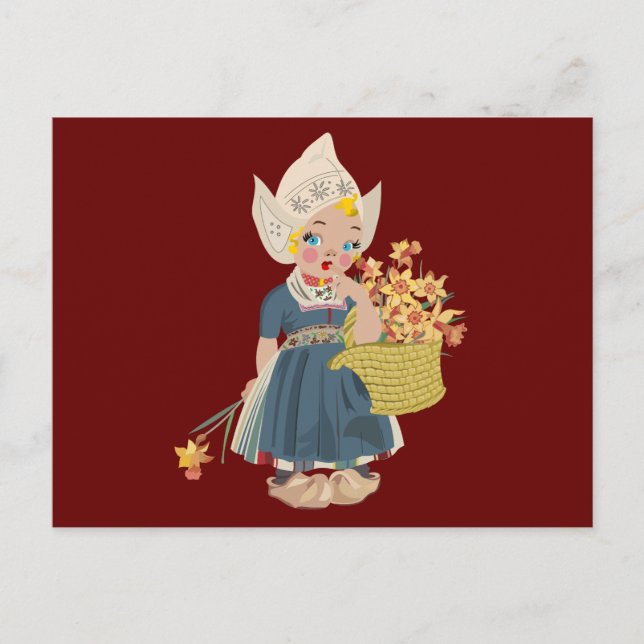 DUTCH GIRL ART Postcards (Front)