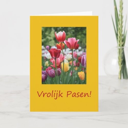 Dutch Happy Easter Vrolijk Pasen Holiday Card